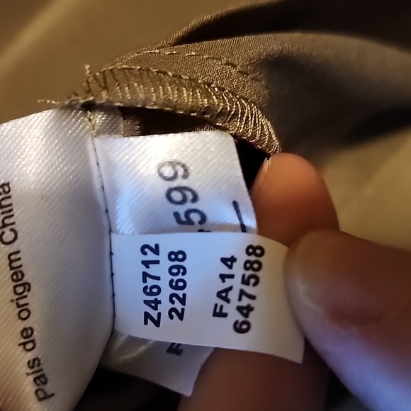 VENUS olive blouse SURPLICE top SIZE small - Picture 10 of 15